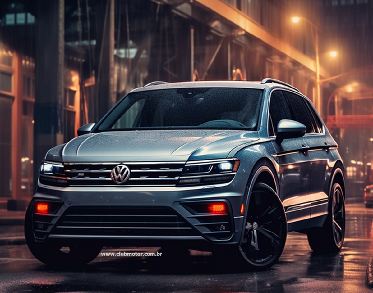 Novo Volkswagen Tiguan 2024 renova visual e será lançado em outubro